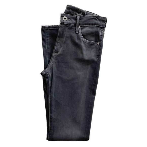 Ag Jeans Adriano Goldschmied Farrah Skinny High Rise Jean Stretch Grey Mist 25R - Picture 9 of 10